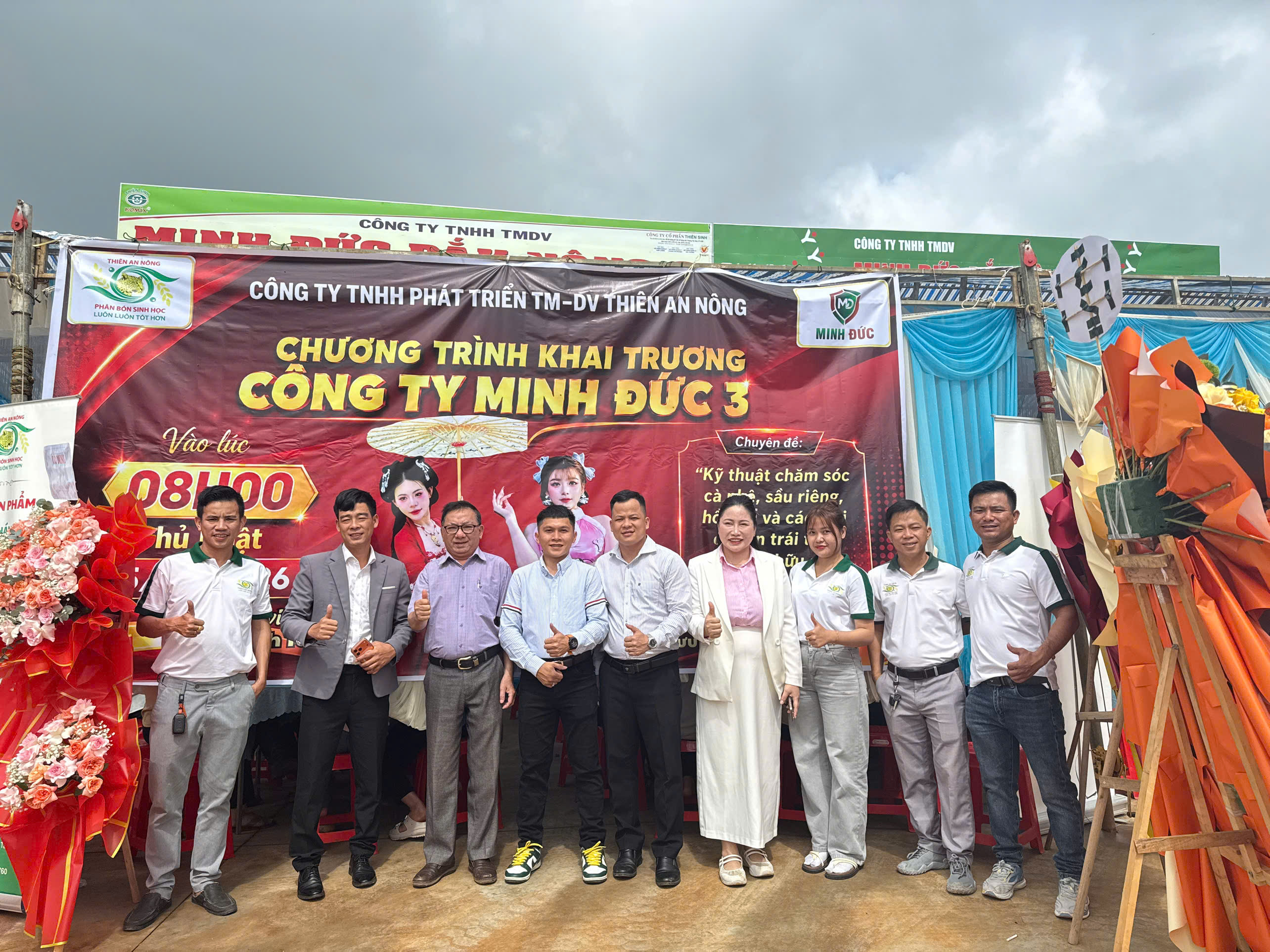 CHƯƠNG TRÌNH KHAI TRƯƠNG CÔNG TY MINH ĐỨC 3